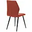 RV Design Chaise de salle à manger Razz - Crest Rouge (lot de 4 chaises)