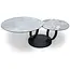 Modulax Coffee table ONTAKE double table top Ø80 cm and Ø57 cm