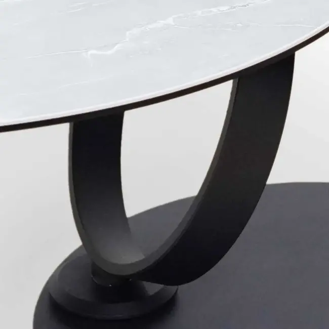 Modulax Couchtisch ONTAKE mit doppelter Tischplatte Ø80 cm und Ø57 cm