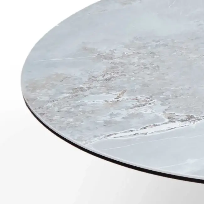 Modulax Table basse ONTAKE double plateau Ø80 cm et Ø57 cm