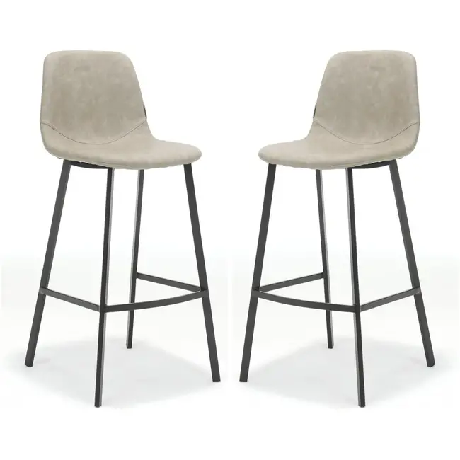 RV Design Barstoel Barita - Beige (set van 2 stoelen)