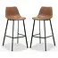 RV Design Bar chair Barita - Cognac (set of 2 chairs)