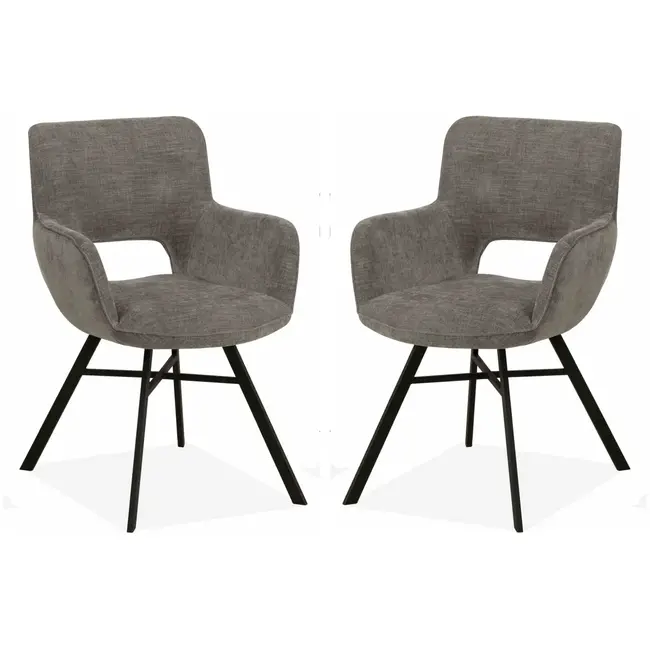 MX Sofa Esszimmerstuhl Mercury - Esche (2er-Set)