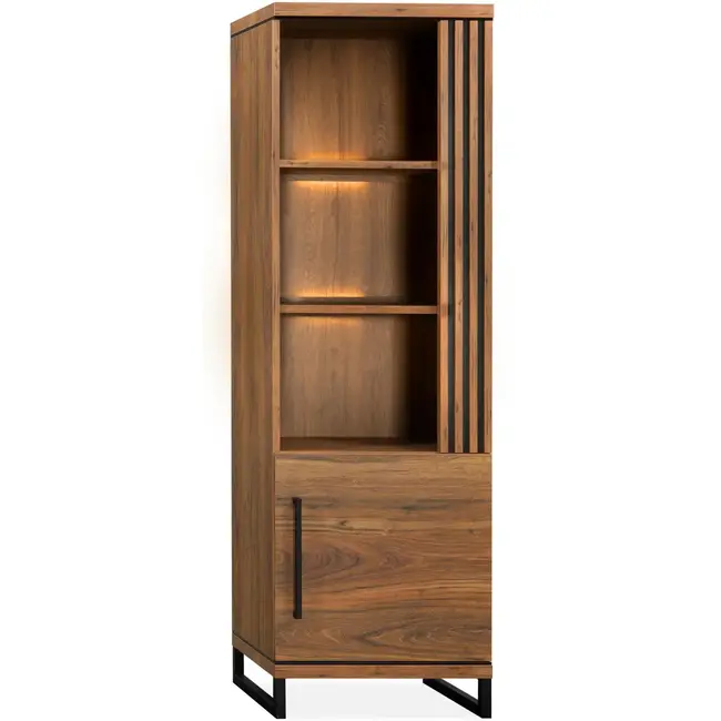 Lamulux Wall cabinet Gianlucca 1 door, 3 open compartments