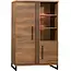 Lamulux Armoire murale Gianlucca 2 portes, 3 compartiments ouverts