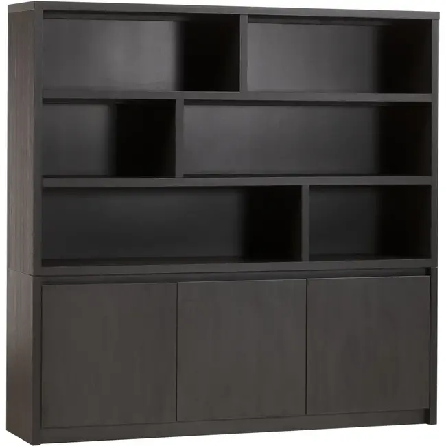 Lamulux Wall cabinet Milanello 3 doors, 6 open compartments