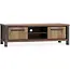 Lamulux TV Cabinet Kinga 2 doors, 2 open compartments