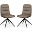 MX Sofa Chaise de salle à manger Gizeh - Taupe (lot de 2 chaises)