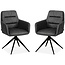MX Sofa Dining room chair Paco - Anthracite (set of 2 chairs)