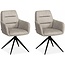 MX Sofa Dining room chair Paco - Sand (set of 2 chairs)