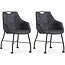 MX Sofa Krzesło do jadalni Promise - Antracyt (zestaw 2 krzeseł)