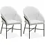 MX Sofa Dining room chair Argos - Pearl (set of 2 pieces)