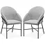 MX Sofa Dining room chair Argos - Toffee (set of 2 pieces)