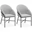 MX Sofa Dining room chair Argos - Toffee (set of 2 pieces)