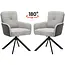 RV Design Chaise de salle à manger Fred - Écru (lot de 2 chaises)