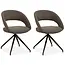 MX Sofa Swivel dining room chair Yara - Mouse (set of 2 pieces)