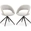 MX Sofa Swivel dining room chair Yara - Pearl (set of 2 pieces)