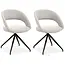 MX Sofa Swivel dining room chair Yara - Pearl (set of 2 pieces)