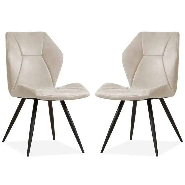 MX Sofa Tesla chair - Sand - set of 2 chairs