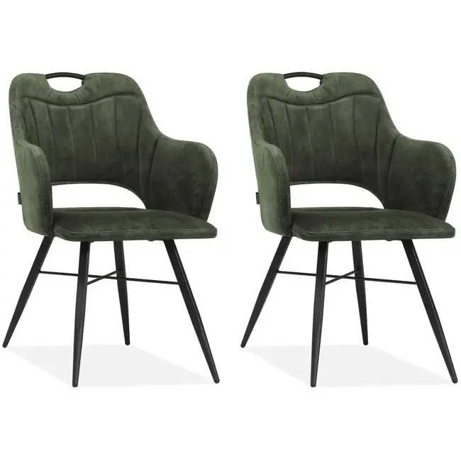 MX Sofa Dining chair Jewel - Goldy Hunter (set of 2)