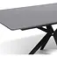 Modulax Extendable Table HAKU - 160-210 cm with tempered glass top with ceramic top layer