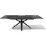 Modulax Extendable Table HAKU - 180-230 cm with tempered glass top with ceramic top layer