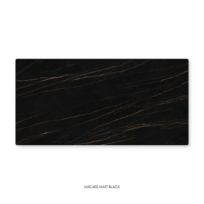 Modulax Extendable table HAKU - 160-210 cm with tempered glass top with ceramic top layer