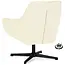 Decomeubel Fauteuil Pivotant Ezra coloris Naturel