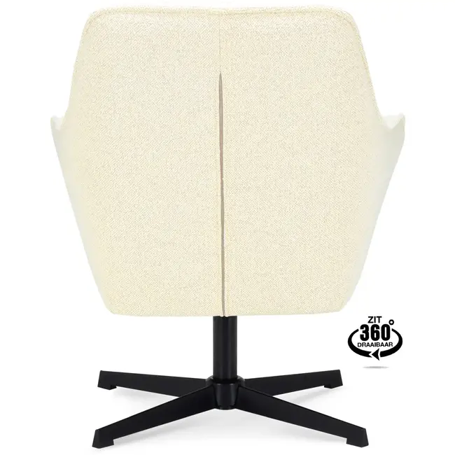 Decomeubel Draaibare Fauteuil Ezra kleur Natural