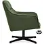 Decomeubel Fauteuil Pivotant Ezra coloris Vert