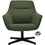 Decomeubel Fauteuil Pivotant Ezra coloris Vert