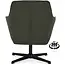 Decomeubel Fauteuil Pivotant Ezra coloris Vert