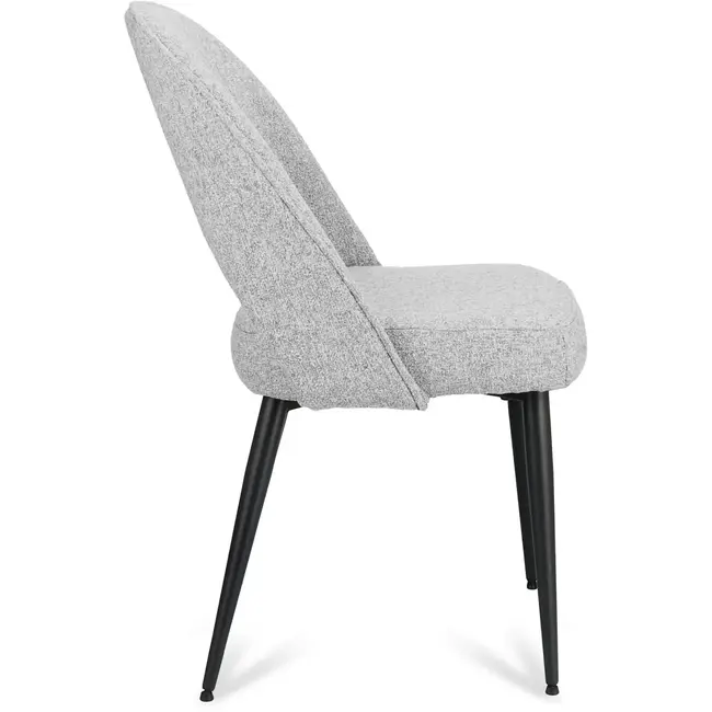 MX Sofa Dining room chair Seattle - Ash gray (set of 2 pieces)