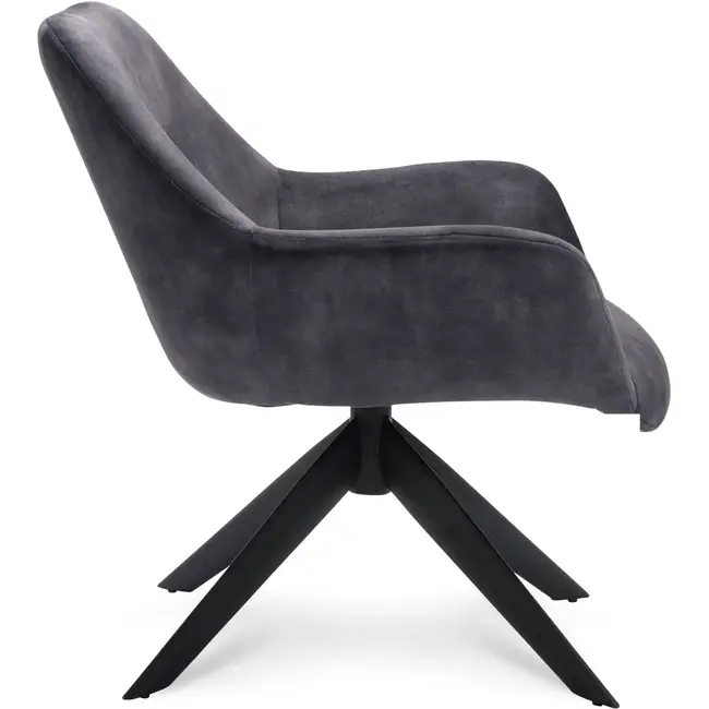 Decomeubel Fauteuil Vegas kleur - Antraciet