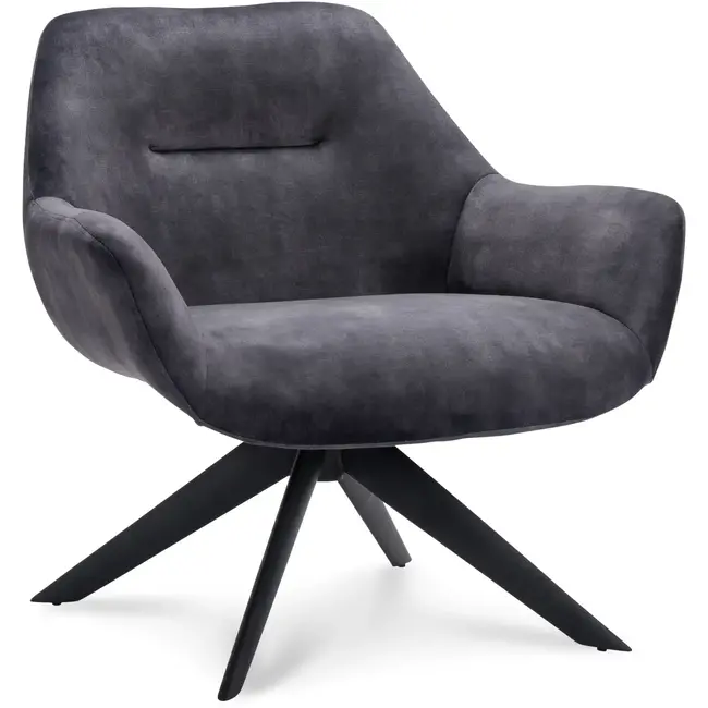 Decomeubel Fauteuil Vegas couleur - Anthracite