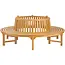 Decomeubel Runde Teakholzbank 220 cm