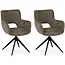MX Sofa Esszimmerstuhl Darwin - Taupe (2er-Set)