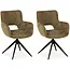 MX Sofa Esszimmerstuhl Darwin - Curry (2er-Set)