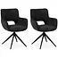 MX Sofa Esszimmerstuhl Darwin - Anthrazit (2er-Set)