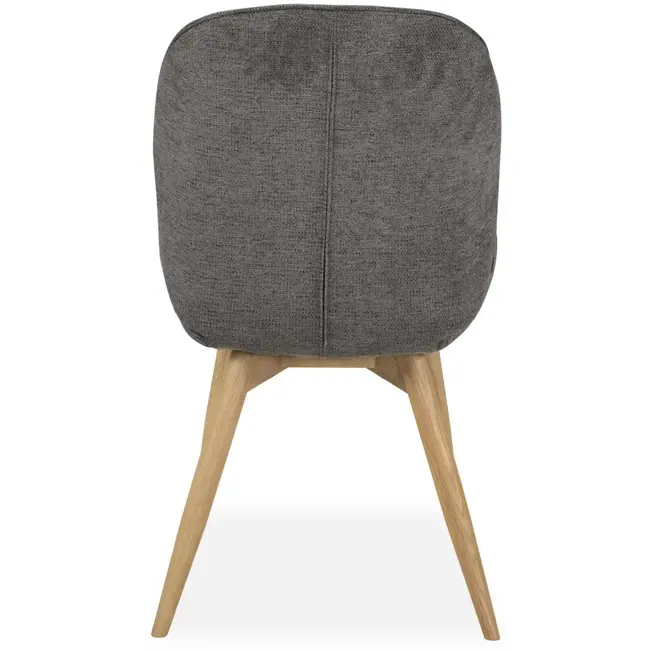 MX Sofa Krzesło do jadalni Lily - Antracyt (zestaw 2 szt.)