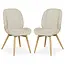 MX Sofa Eetkamer stoel Lily - Beige (set van 2 stuks)