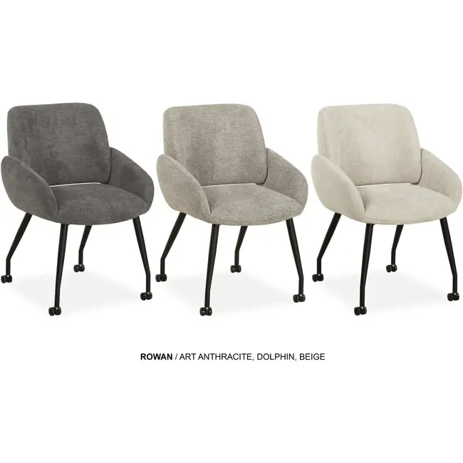 MX Sofa Dining chair Rowan - Anthracite (set of 2) - Copy