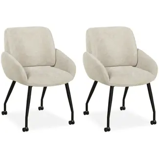 MX Sofa Dining chair Rowan - Anthracite (set of 2) - Copy