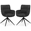 MX Sofa Esszimmerstuhl Reece - Anthrazit (2er-Set)