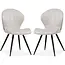 MX Sofa Chaise de salle à manger Magic - Sand (lot de 2 chaises)