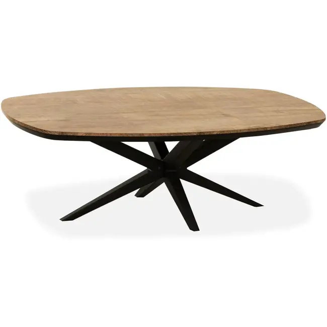 Lamulux Dänischer ovaler Couchtisch Wellington