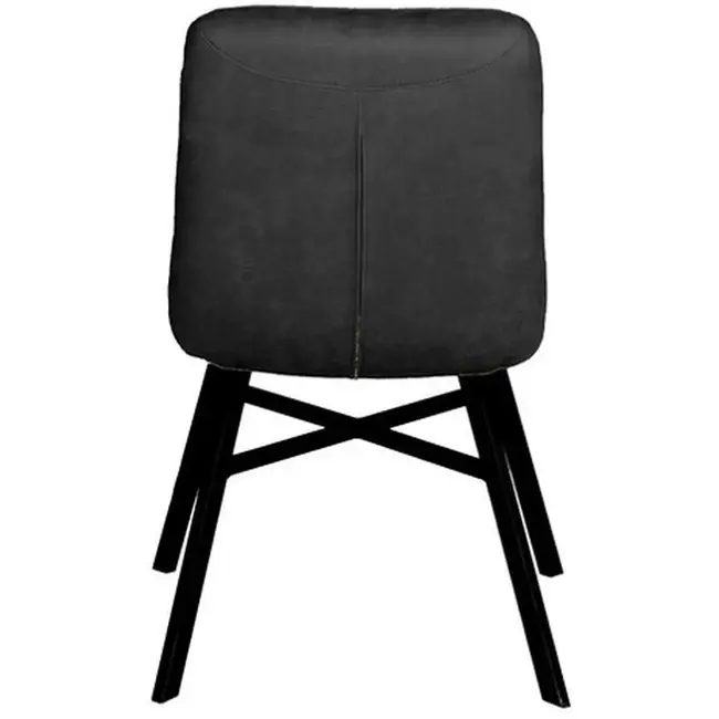 MX Sofa Eetkamerstoel Bowie - Antraciet (set van 2 stoelen)