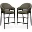 MX Sofa Bar stool Ravenna - Mouse (set of 2 chairs)