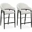 MX Sofa Barstuhl Ravenna - Pearl (2er-Set)