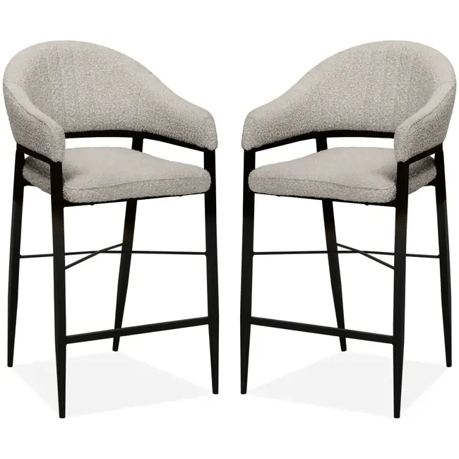 MX Sofa Barstuhl Ravenna - Toffee (2er-Set)